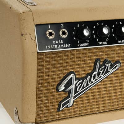 Fender Bassman top 50 Watt blonde-blackface (Pre-owned) image 7