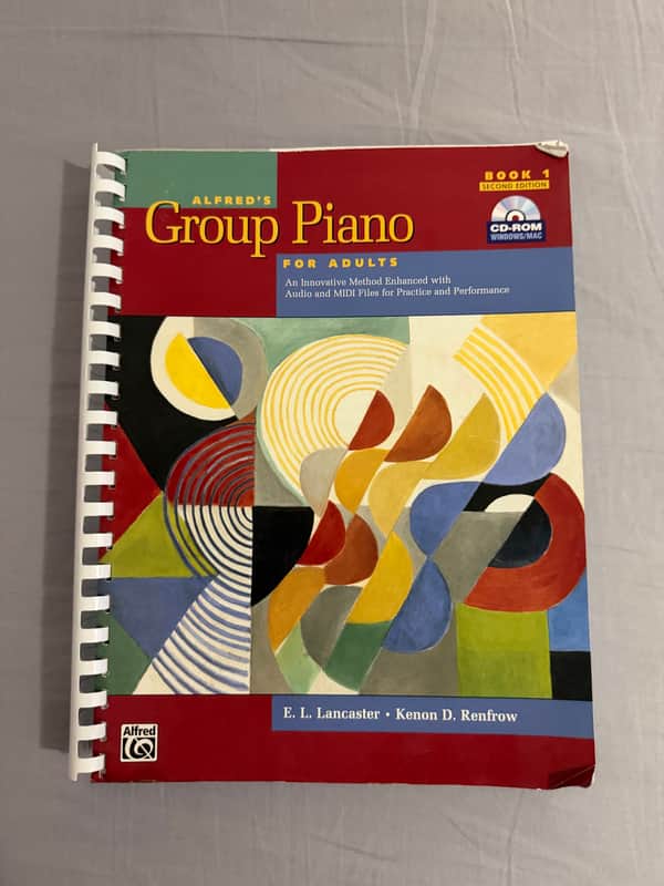 Alfred Music Group Piano for Adults Book 1 Second Edition