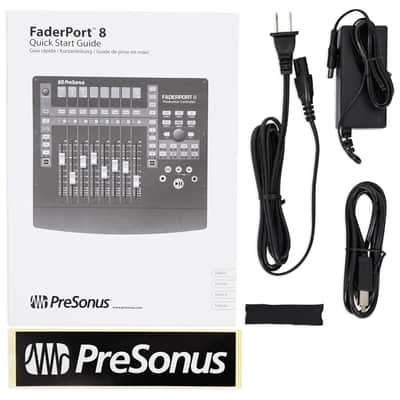 PRESONUS FADERPORT 8 USB Mix Production DAW Controller+Audio Technica Headphones image 12