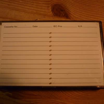BASF 60 min CrO2 audio tape cassette for analog recording recorded once and erased image 2