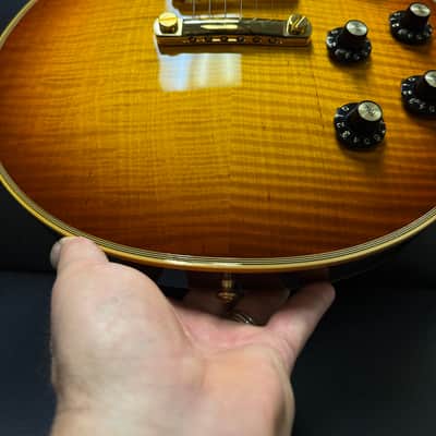 Gibson Custom Shop M2M 1968 Les Paul Custom Figured Top - Iced Tea Burst 2024 image 21