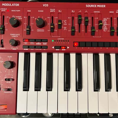 Behringer MS-1 (Red) – Excellent – Mod Grip + Strap + PSU image 2