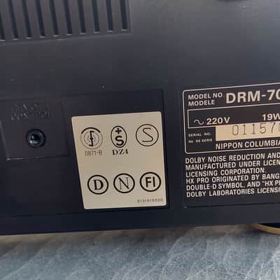 Denon DRM 700A 3-Head Tape Cassete Deck image 3