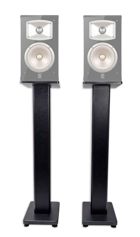 Pair 36" Bookshelf Speaker Stands For Yamaha NS-333 Bookshelf Speakers image 1