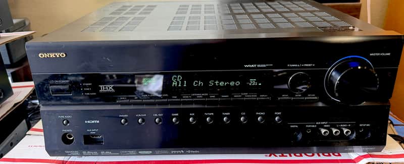 Onkyo TX‑SR707 7.2‑Ch AV Receiver HDMI Dolby TrueHD/DTS‑HD THX; Tested SEE VIDEO image 1