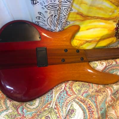 Ibanez SR870 Electric Bass Guitar Active Autumn Leaves Gradient w Case image 6