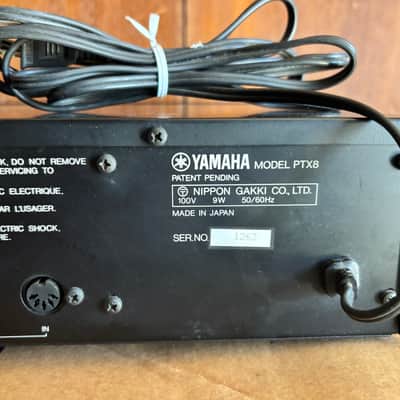YAMAHA PTX8 PERCUSSION TONE GENERATOR drum synth w/ box New internal battery image 8