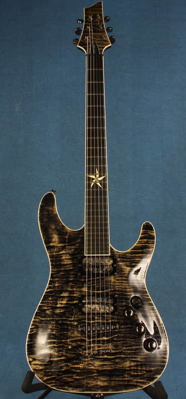 Schecter Diamond Series C-1 Exotic Star in *RARE* Snow Leopard