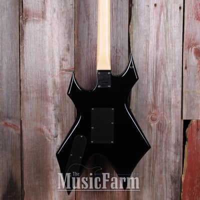 BC Rich NJ Series Warlock Electric Guitar Floyd Rose Black Finish with Gig Bag image 8