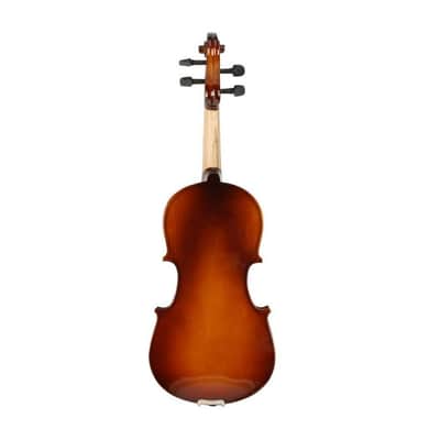 OEM 4/4 Natural Acoustic Violin Fiddle with Hard Case, Bow, Rosin Full Size for beginners 2025 - Wood image 4