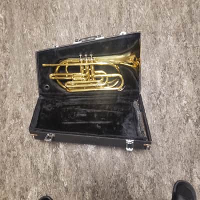 McBrowny Marching Valve Trombone (Flugabone) 90s - Lacquered Brass image 1