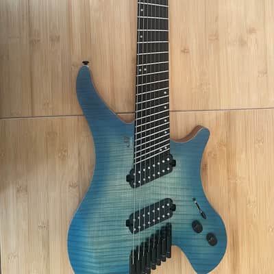 Agile Geodesic Multiscale 8 String 2019ish - Blue flame top image 1
