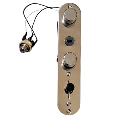 TeleBooster Guitar Onboard Preamp Booster for Telecaster 3-Way Switch 250K Push-Push Pot Nickel Single Coil image 3