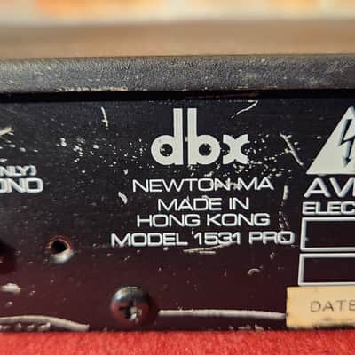 Repairman Special dbx 1531p Graphic Equalizer image 9