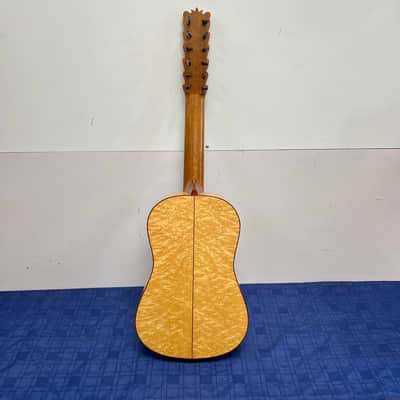 Vintage R Wilkinson Custom Made 12-String Classical Baroque Guitar with Case Made for Rod Stucky image 14