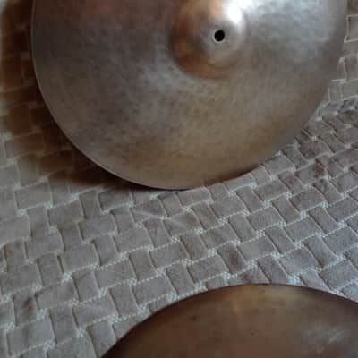 Amati Kraslice 15" Vintage Collectable Hi Hat Pair 60s-70s - Traditional image 11