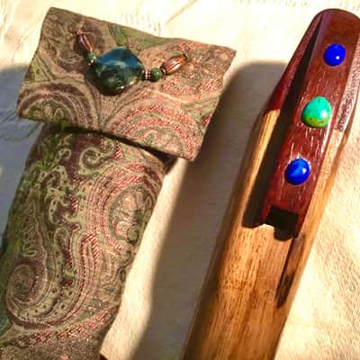 Amazing Low C 432 FLUTE, Gorgeous Bag + Dry Stick image 3