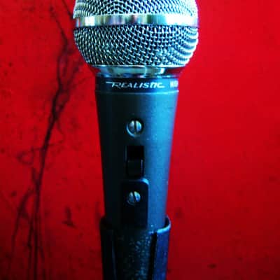 Vintage 1980's Radio Shack Realistic Highball / Shure SM58 Handheld Cardioid Dynamic Microphone Low Z w accessories # 8 image 8