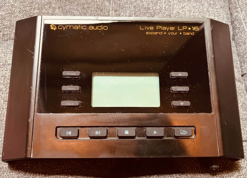 Cymatic Audio LP-16 Live Player 16-Track Backing Track Playback System 2010s - Black image 1
