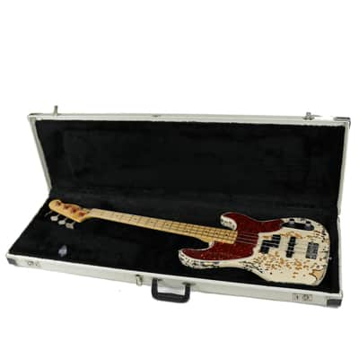 1993 Fender Custom Shop ‘50s P/J Precision Jazz Bass Olympic White Relic image 16