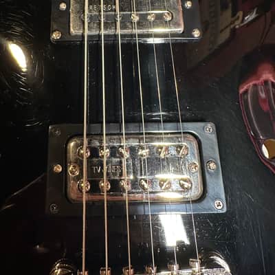 2016 Gretsch G2622 Streamliner Center Block Double-Cut with V-Stoptail - Black w/ TV Jones Pickup image 2