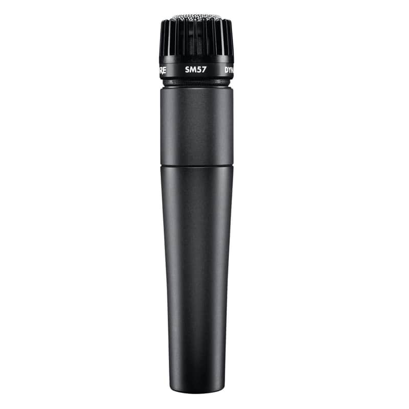 Shure SM57 Cardioid Dynamic Instrument Microphone with Clip SM-57 Mic XLR image 1