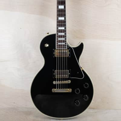 Epiphone LPC-80 Les Paul Custom (Japanese Domestic) 1999 Ebony Japan MIJ Seymour Duncan PUs w/ Gig Bag image 2