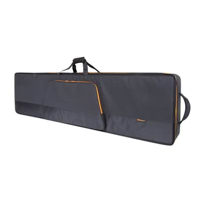Roland CB-G76S Slim 76-Key Keyboard / Synthesizer Carry Bag, Soft Case w/ Wheels – Fits V-Stage 76, NP-35, CT-S1-76