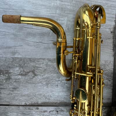 Couf Superba 1 low A bari sax w/ new case image 6