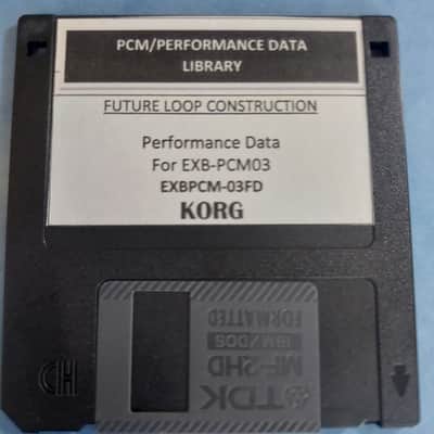 KORG EXB-PCM03 Future Loop Construction Factory Preload Disk Triton EXB PCM-03FD