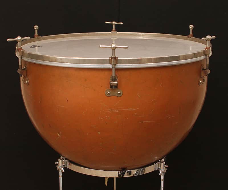 Vintage Copper Kettle Drum 27-1/4" Timpani Tympani - Ludwig ? image 1