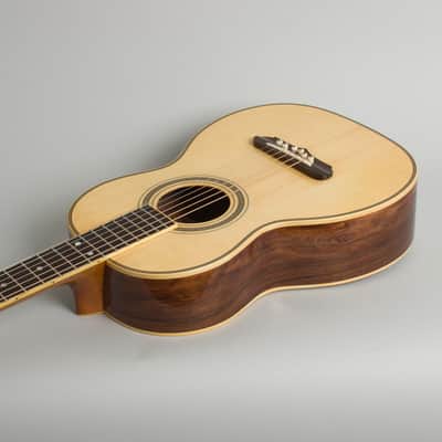Tristani Style 5-18 Terz Parlor Guitar (2020), ser. #001, original black tolex hard shell case. image 7