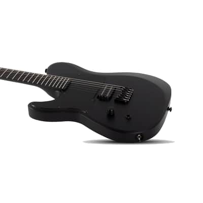 Schecter PT Black Ops Lefty - Satin Black Open Pore image 5