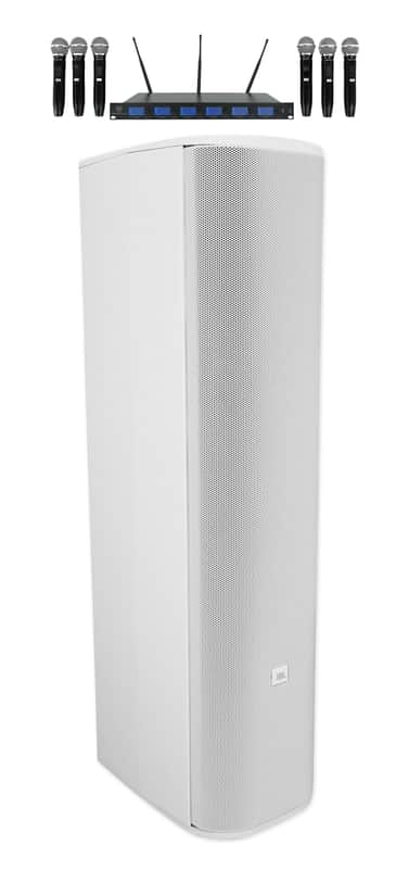 JBL CBT 70JE-1-WH White 500w Extension For CBT 70J-1 Line Array Speaker+(6) Mics image 1
