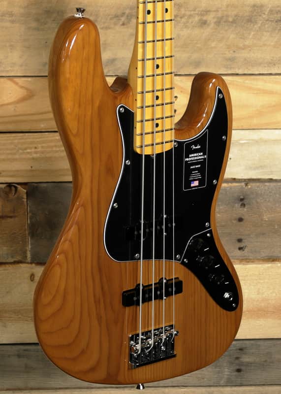 Fender American Professional II Jazz Bass Natural w/ Case image 1