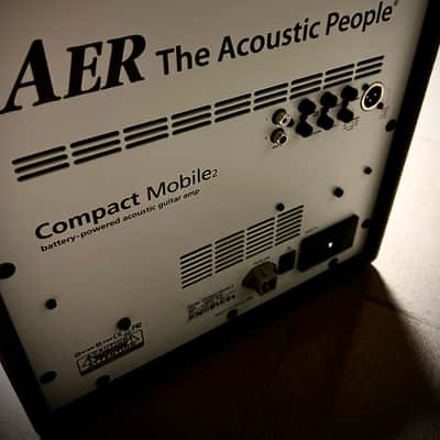 AER Compact Mobile2 Portable 60-Watt Acoustic Guitar Combo 2010s - Black image 5