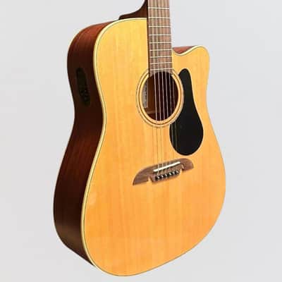 Alvarez AD30CE Dreadnought Acoustic Electric Cutaway Guitar - Natural image 2