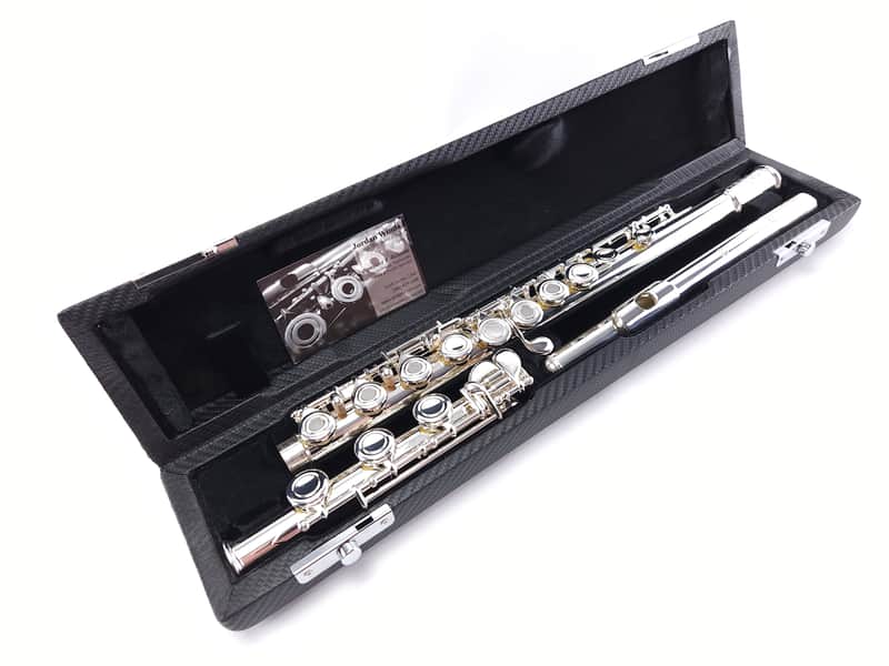Refurbished++ Di Zhao 701 E Silver Pre-Pro Step Up Flute B Foot Open Hole image 1