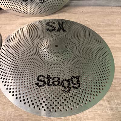 Stagg SXM SET 4-Piece Silent Cymbal Set For Practice with Gig Bag #3295 image 4
