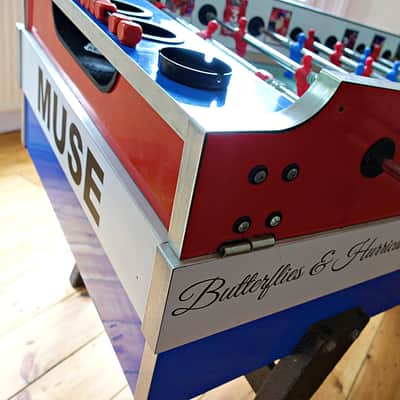 MUSE signed memorablia : Garlando Football Table 70's Red ,White and Blue image 2