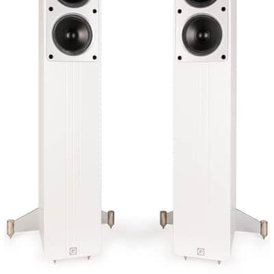 Q Acoustics Concept 40 floorstanding loudspeakers white gloss (1 pair) - used, like new image 5
