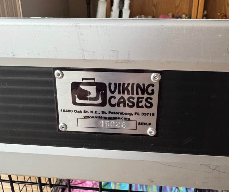 Anvil 1RU PRO AUDIO ROAD CASE - BLACK & CHROME image 1