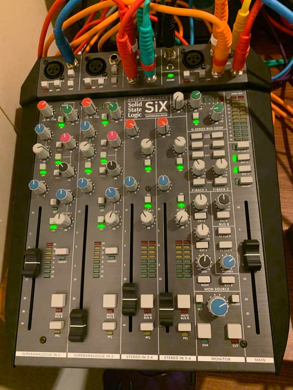 Solid State Logic SiX 4-Channel Analog Mixer 2019 - Present - Black image 1