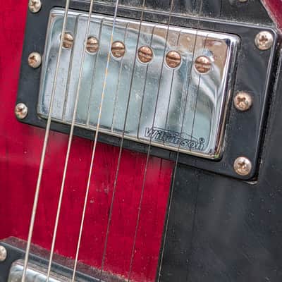 Vintage VS6-CR Reissued Series Double Cut with Gold Hardware 2010s - Cherry Red image 5