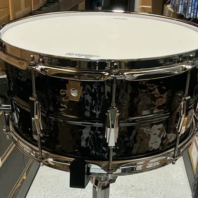 Ludwig 14x6.5 Black Beauty Hammered Snare Drum LB417K image 3
