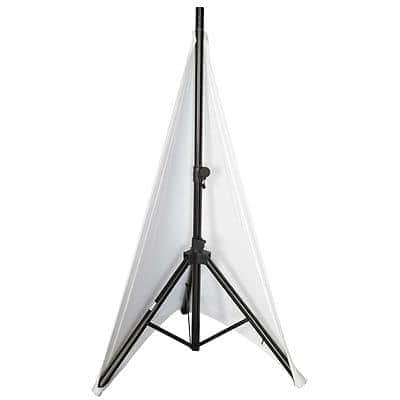 Mint Gator Cases Stretchy Speaker Stand Cover in White image 5