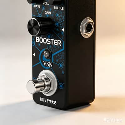 VSN LEF-318 Guitar Booster Pedal Pure Boost Effect Pedals Analog Pure Signal Amplification Sound Encouraging--Shipped from Irvine Warehouse in California by USPS image 2