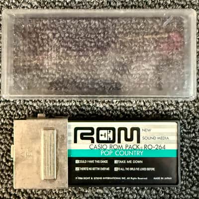 Casio Rom Pack RO-264 Pop Country with Case, Vintage - Pre Owned *Untested* image 3