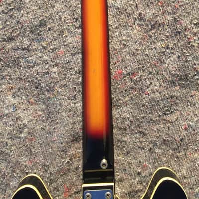 VOX VG4 1968 - Sunburst Semiacustic Bass 2 Pickups image 12