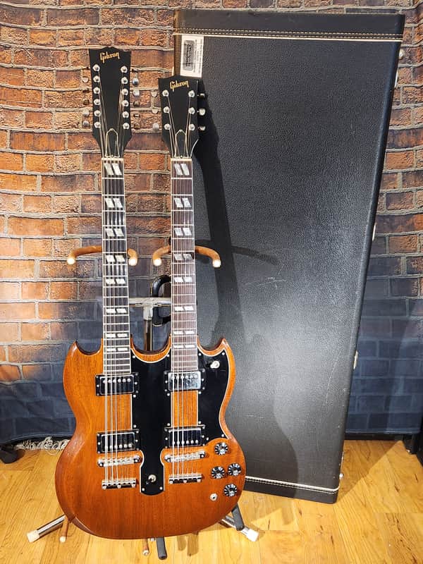 Vintage 1977 Gibson EDS-1275 Walnut w/ OHSC - Refret on 6-String Side